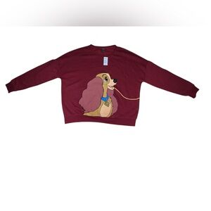Disney Lady and the Tramp "Lady" Sweatshirt - New with Tags